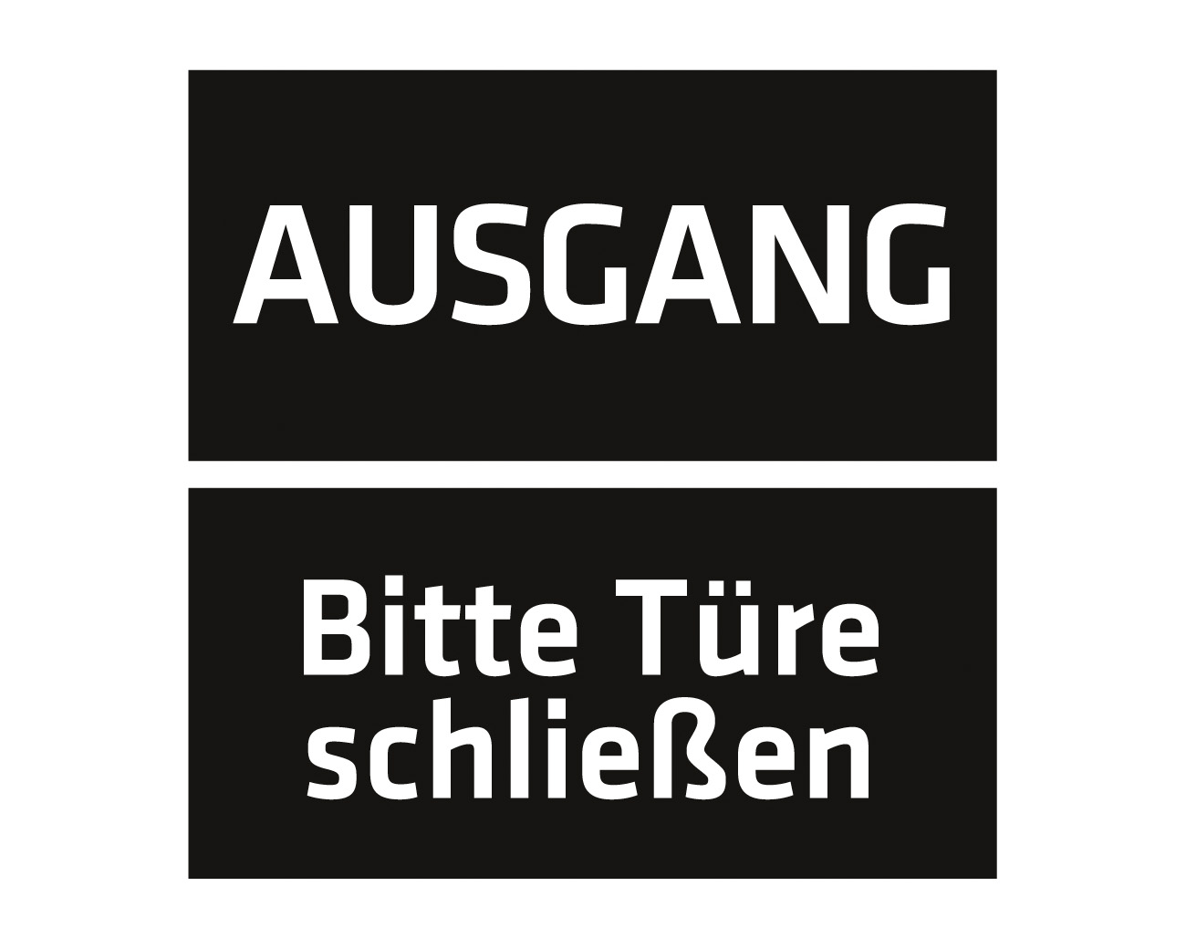 Türschild Büro ALU.05 - Set