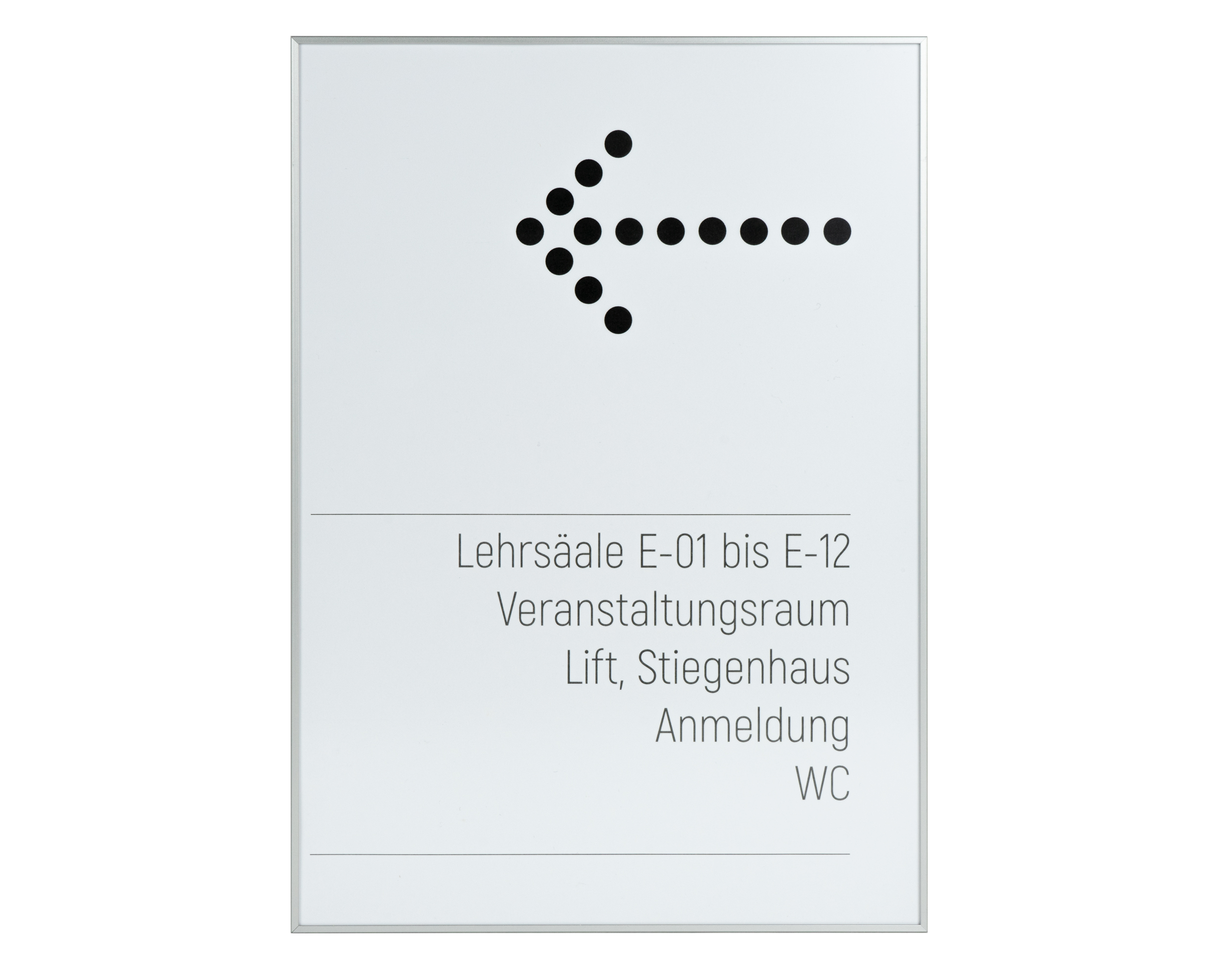 Infoschild FORMO.einschub-light