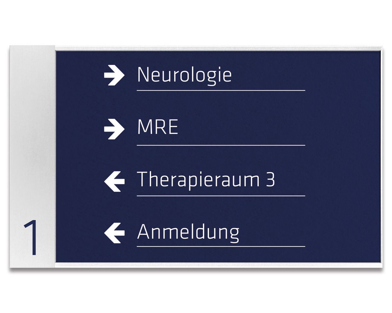 Infoschild ALU.einschub85