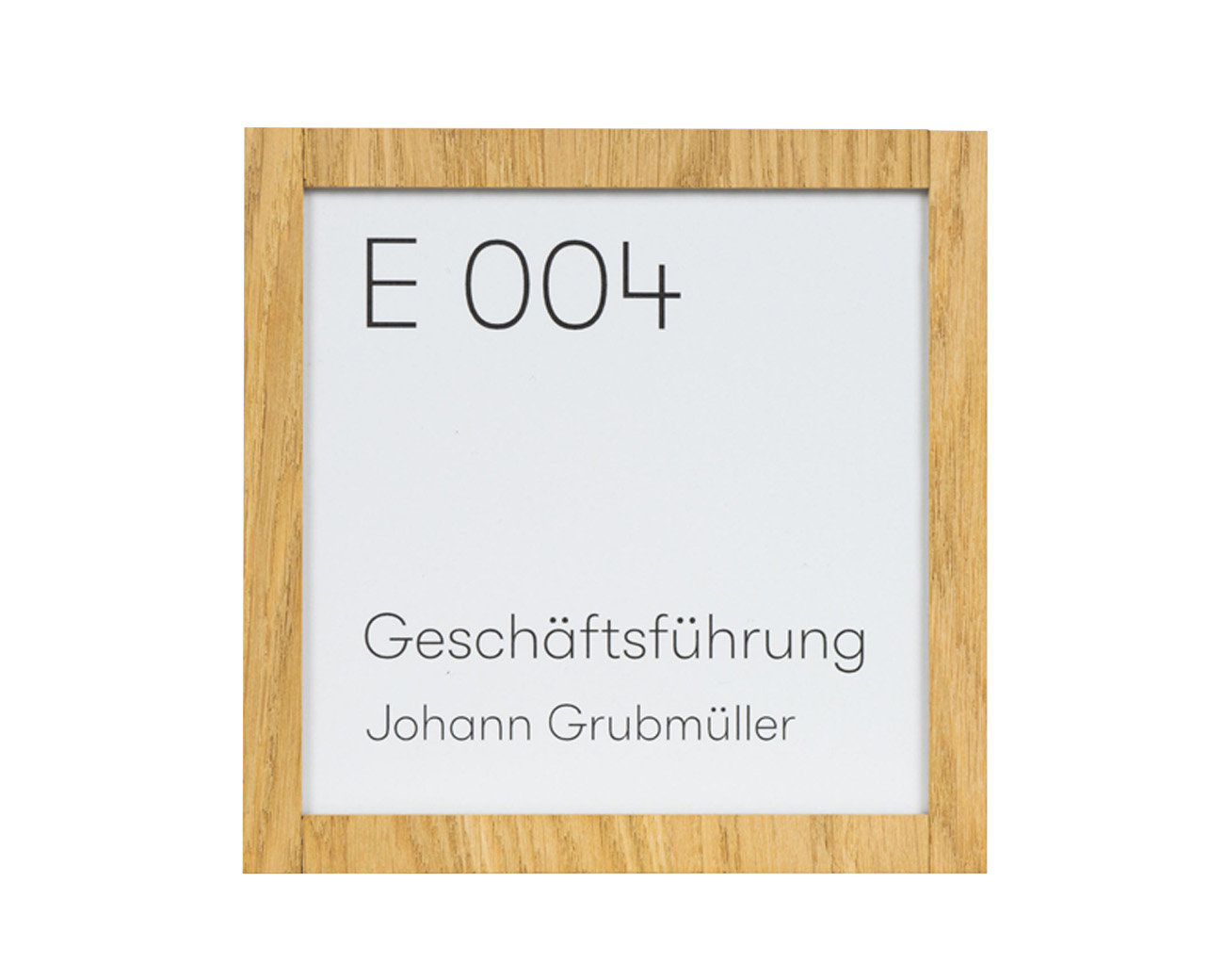 Türschild WOOD.eiche Einschub