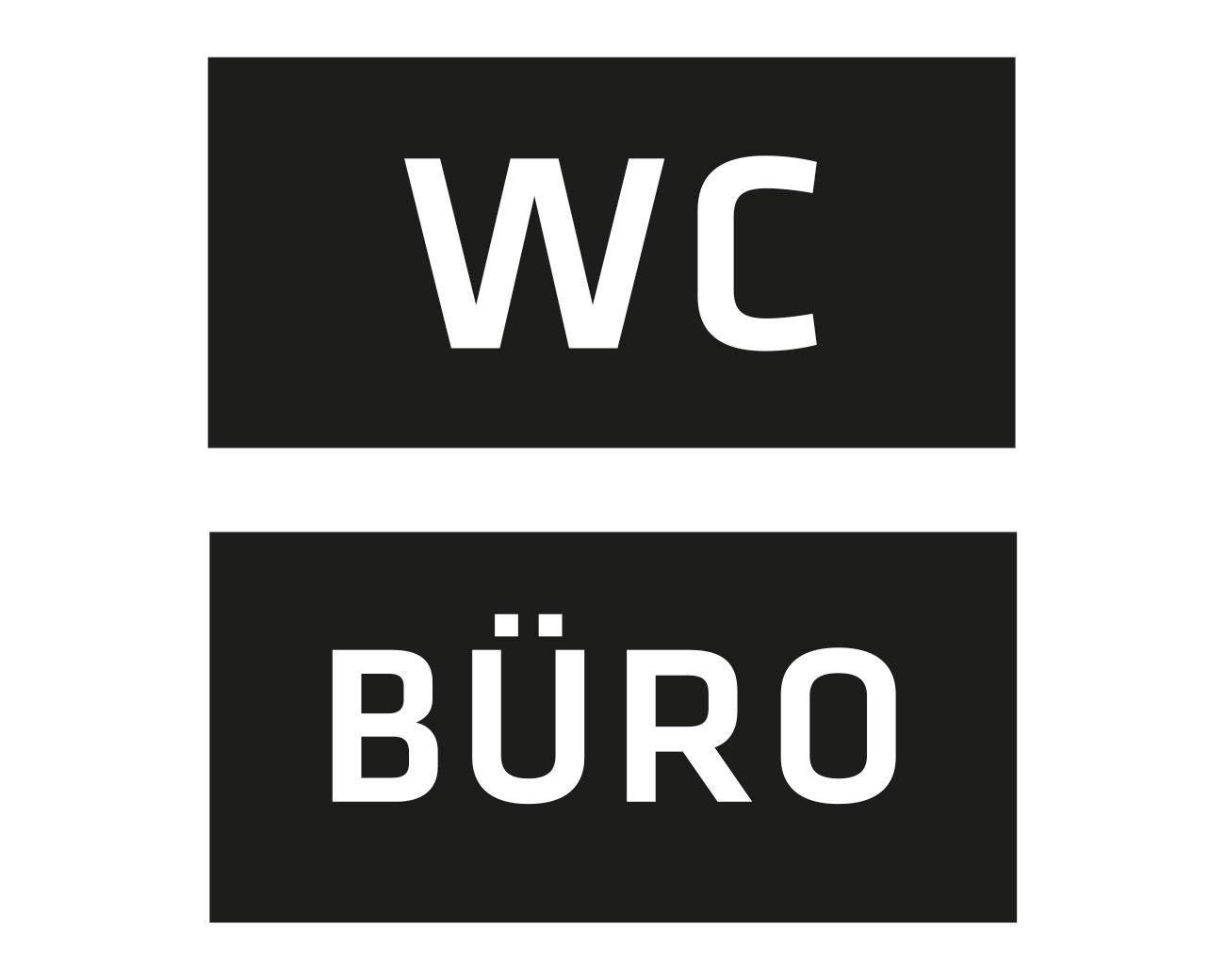 Türschild Büro ALU.05 - Set