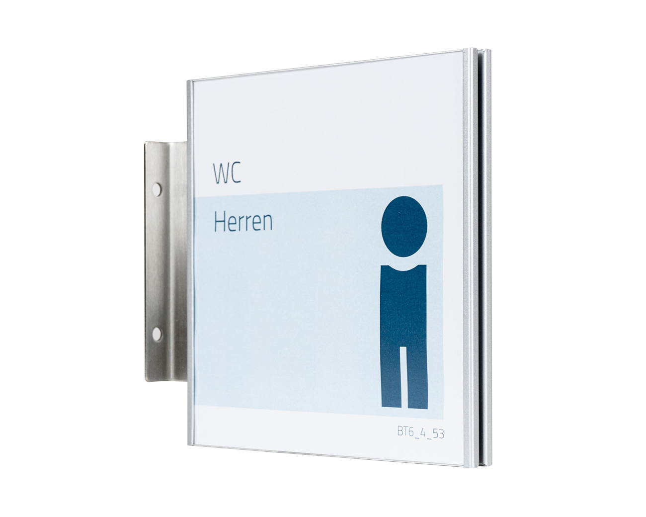 Fahnenschild beidseitig ALU.b1