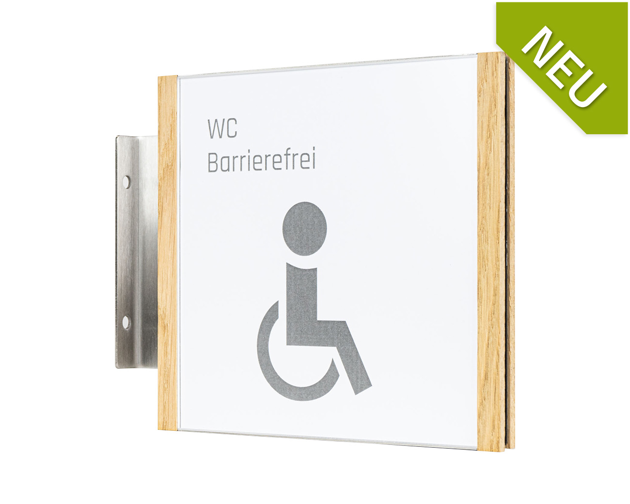 Fahnenschild beidseitig NIRO.eiche