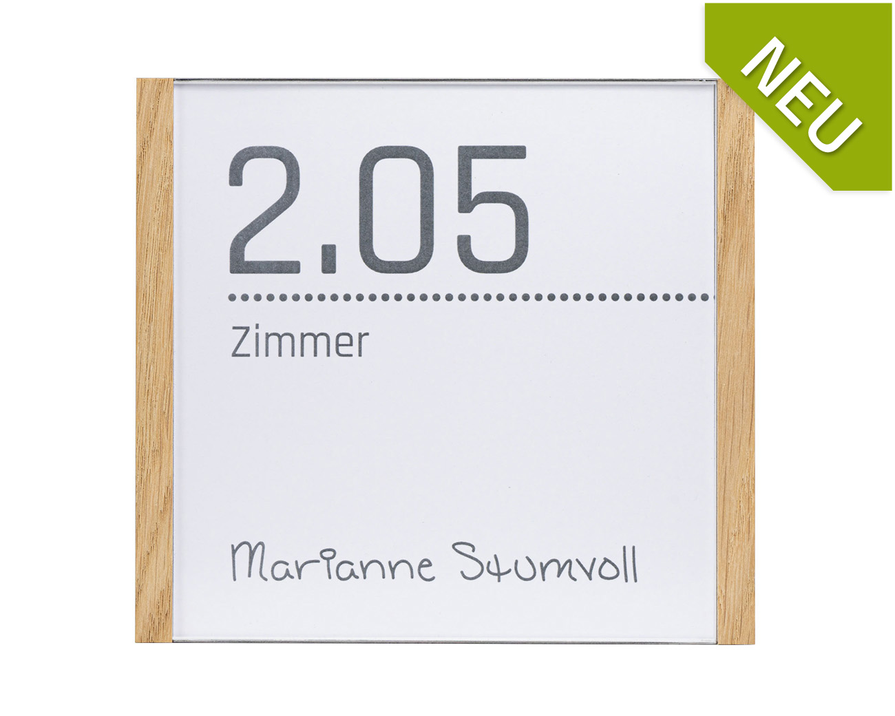 Türschild NIRO.eiche