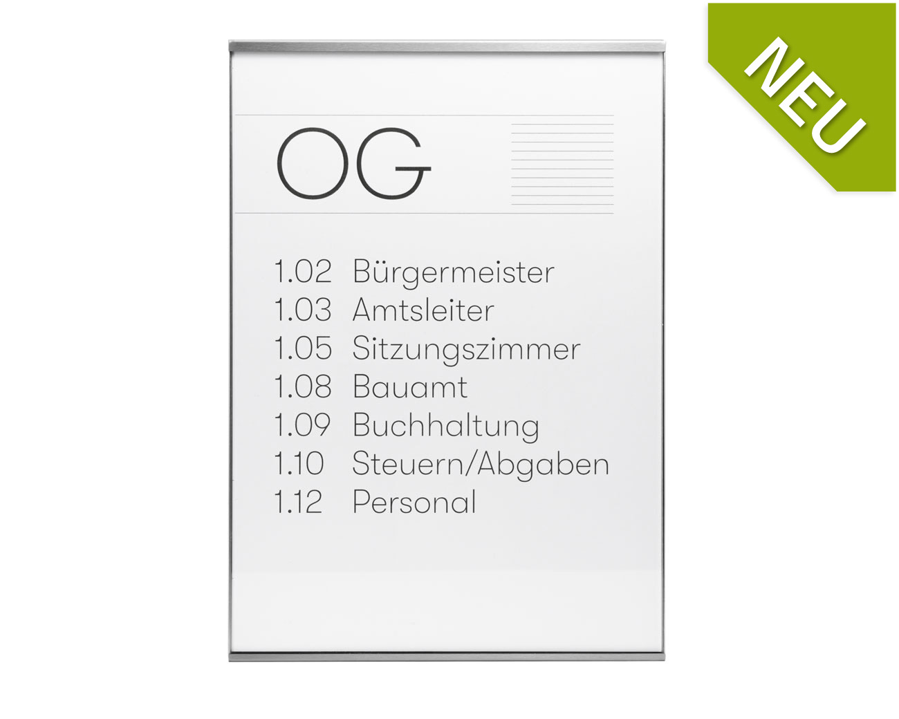Infoschild NIRO.plex
