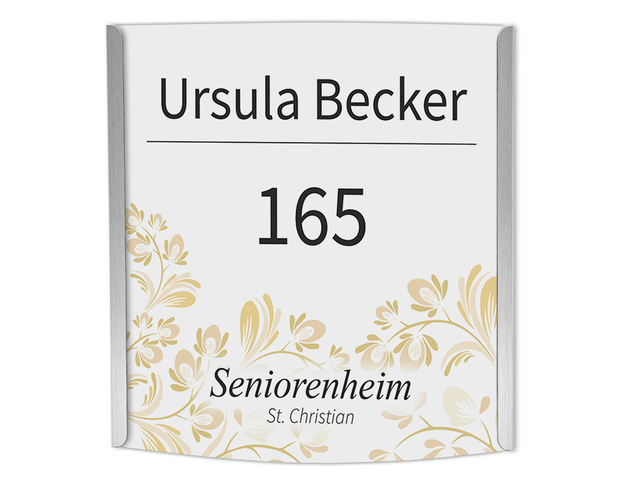 Zimmertürdrückerganitur Langschild Eleganto 549LE Chrom poliert - Tuerenheld