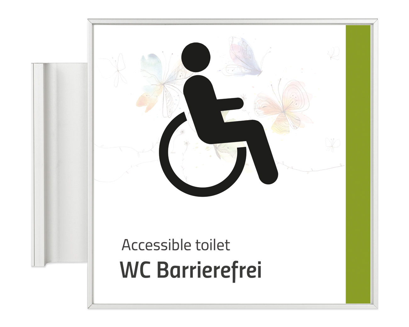 Fahnenschild beids. FORMO.einschub-light