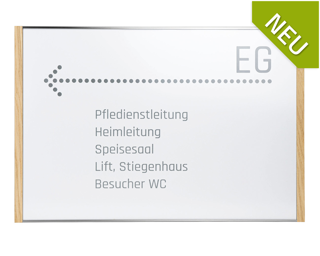 Infoschild NIRO.eiche