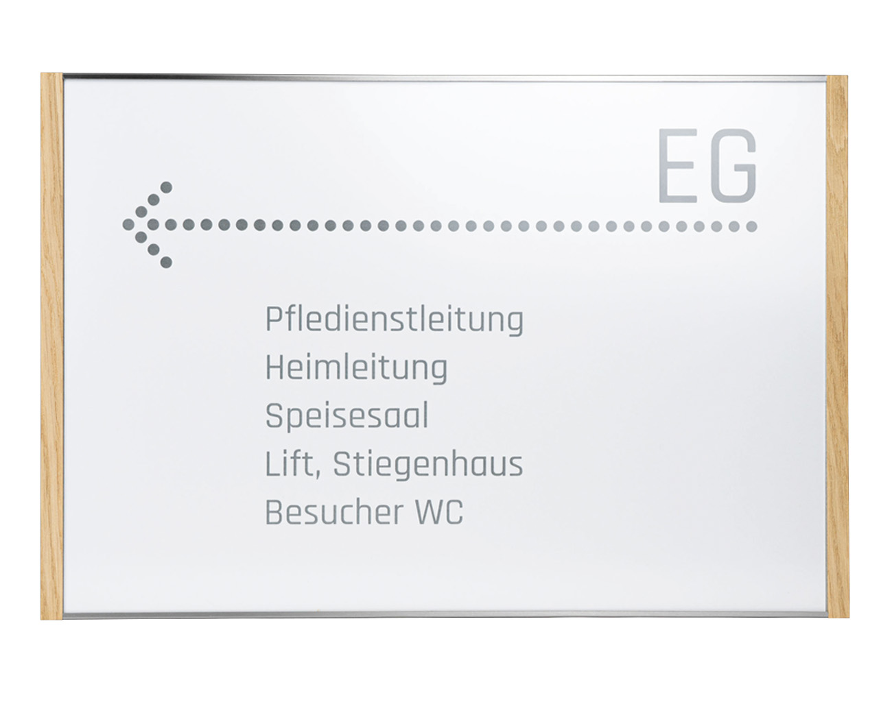 Infoschild NIRO.eiche