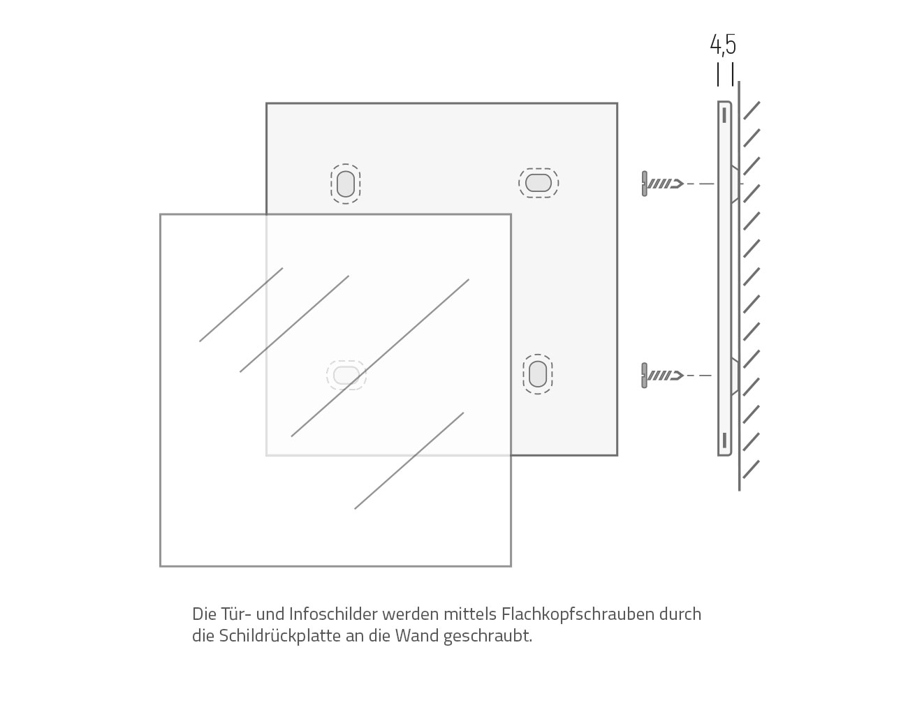 Türschild FREI/BESETZT  NIRO.clic