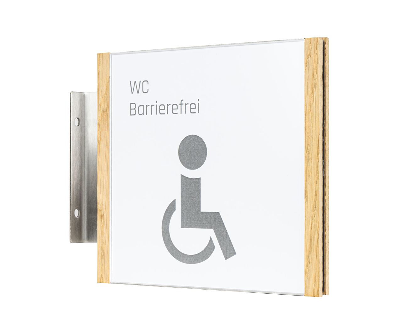 Fahnenschild beidseitig NIRO.eiche