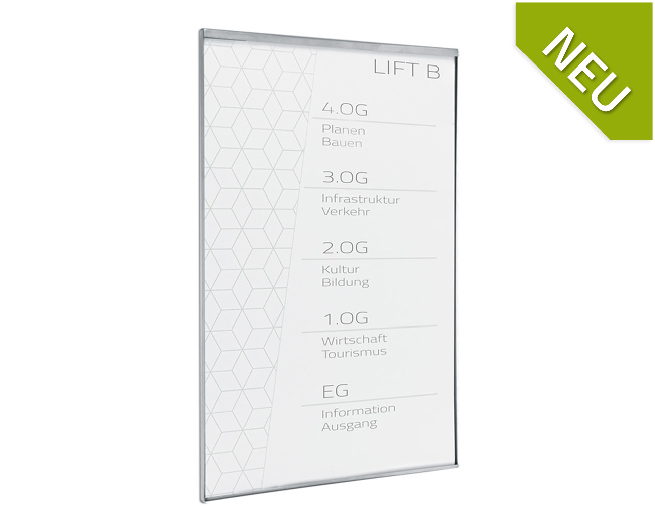 Liftschild NIRO.plex