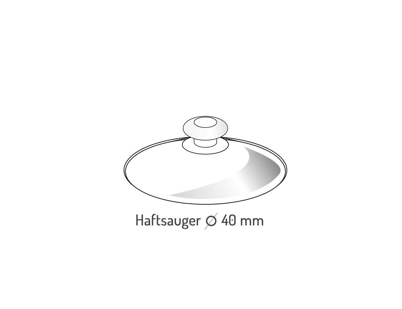 Haftsauger mini Ø 40 mm