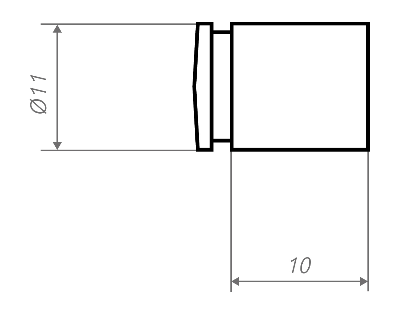 Zeichnung Wandhalter li11-10